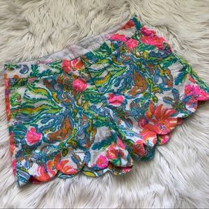 Lilly Pulitzer The Buttercup Shorts Vintage Dobby